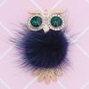 Crystal Owl Car Air Freshener Diamond Villus Owl Car Perfume Air Vent Clip Auto Accessories Interior Woman Aromatherapy Ornament