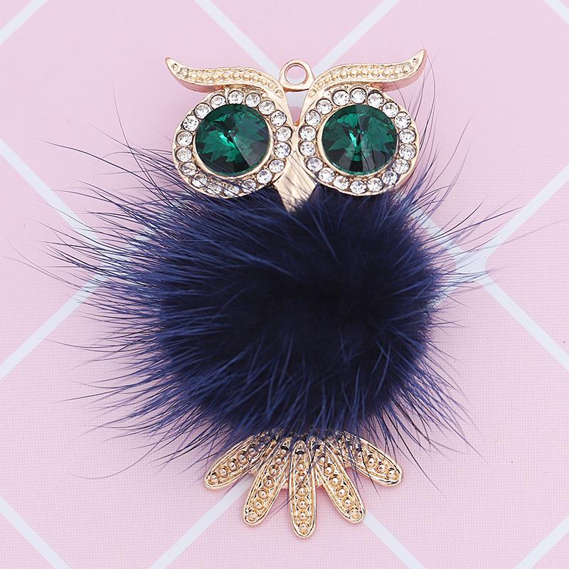 Crystal Owl Car Air Freshener Diamond Villus Owl Car Perfume Air Vent Clip Auto Accessories Interior Woman Aromatherapy Ornament