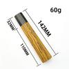 1piece Golden Sandalwood+ Ebony Octagonal Knife Handle for DIY Semi-finished Damascus Knife Handle Material Kitchen Knife Handle