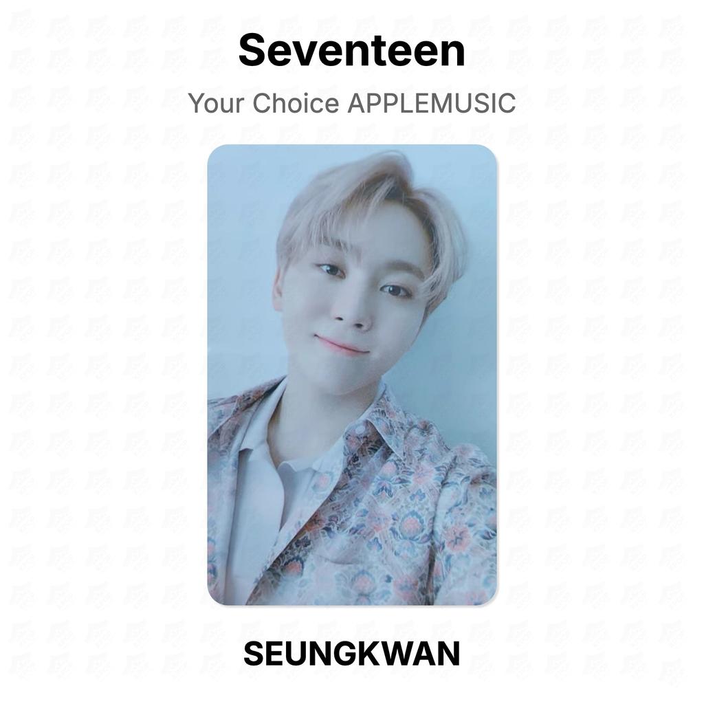 Seventeen Your Choice APPLEMUSIC Official Photocard
