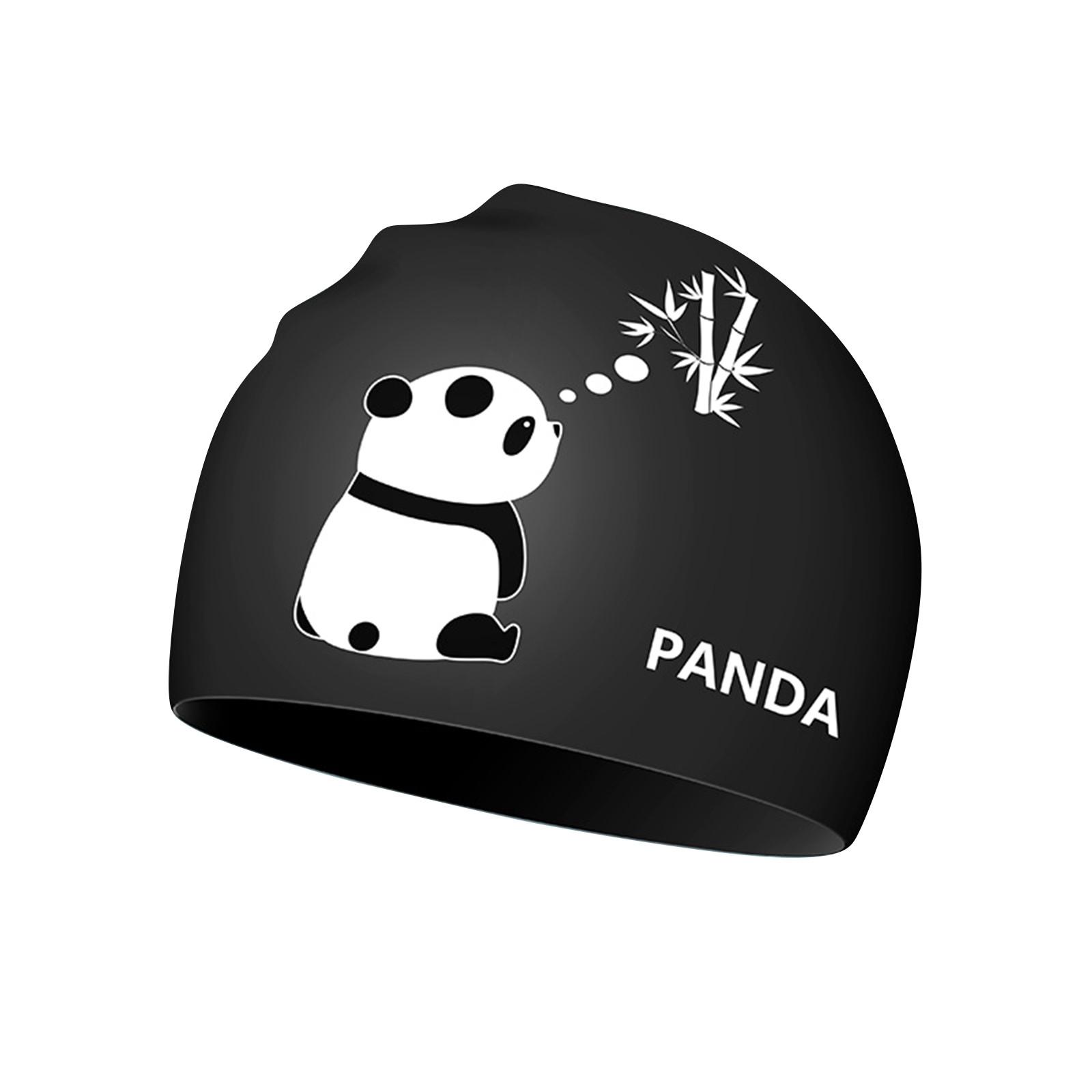 

Водонепроницаемая, удобная, высокоэластичная шапочка для плавания, однотонная шапочка для плавания для взрослых и детей One Size чёрный