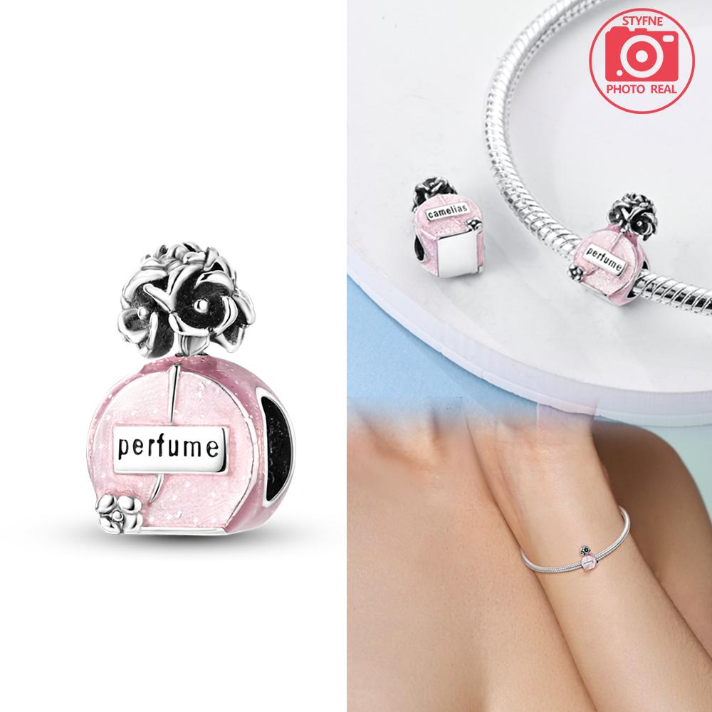 Charms Plata Romantic Perfume Bottle Beading Copper Colors For Charms Copper Colors Original Bracelet For Jewelry Making