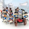Set Armi Rivoluzione Americana 2025 Marina Reale con 12 Pezzi Soldato Legione Minifigure Set Accessori Giocattolo Mattoncini da Costruzione