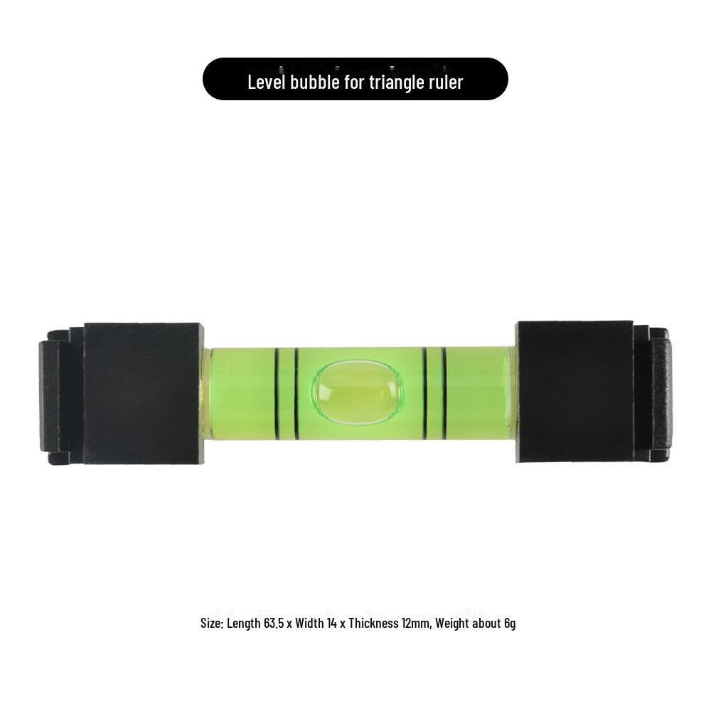 High-Precision Aluminum Triangle Ruler: 7-Inch Woodworking Tool, 12-Inch Metric & Imperial, 90° Right Angle Ruler