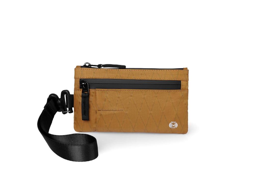 RFID Coin Purse Anti-Theft Card Holder X-Pac Mini Travel Wallet with Keychain