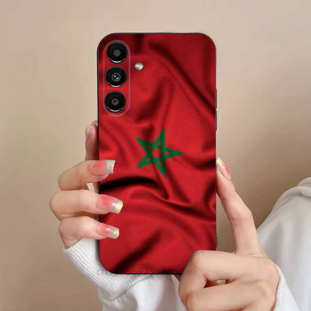 

Morocco Flag Phone Case For Samsung Galaxy S21 22 23 24 S25 Ultra PlusS20 FE S10 Plus Cover Funda SamsungS22plus5G