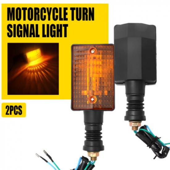 

Pair Rear Turn Signal Indicator Light Blinker For Yamaha XT350 XT600 XT550 XT250