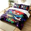 Gorillaz 3pc Duvet Cover Set Simple Modern Bedding Set Wrinkle Resistant Soft Fabric All Season Use a Perfect Gift