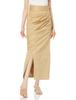 FRAY I.D. Women's Tuck Drape Skirt FWFS221024 BEG 0