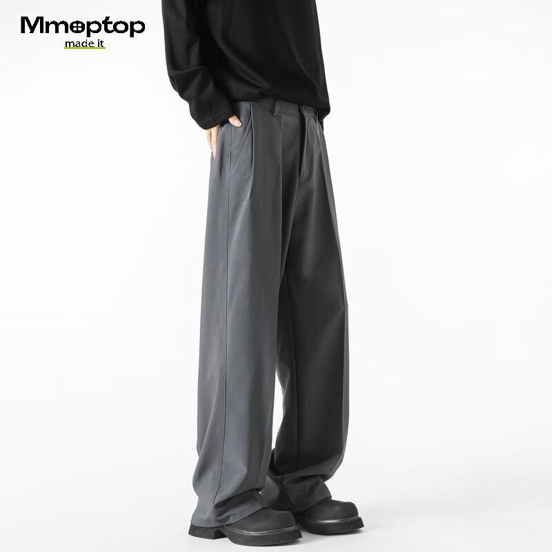 MMOPTOP Men's Retro Style Casual Trousers