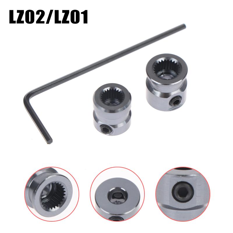 Aluminum Alloy Lz02 5*25T Standard Steering Gear Coupling For Spool 4Mm Shaft For Diy Models Hobby