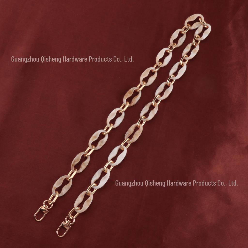 Versatile Retro Acrylic Resin Chain for Phone Case and Bag Accessories