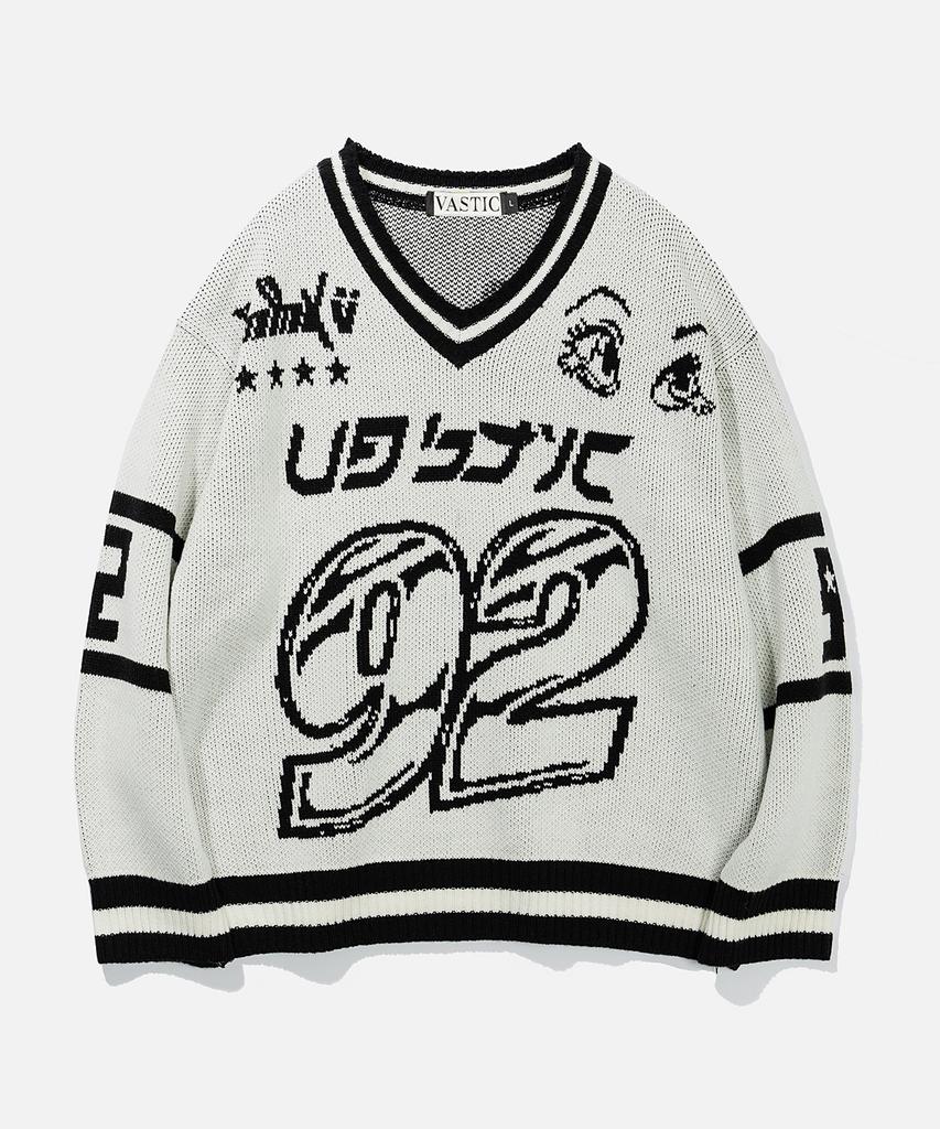 VASTIC 92 Graphic Knit_Ivory