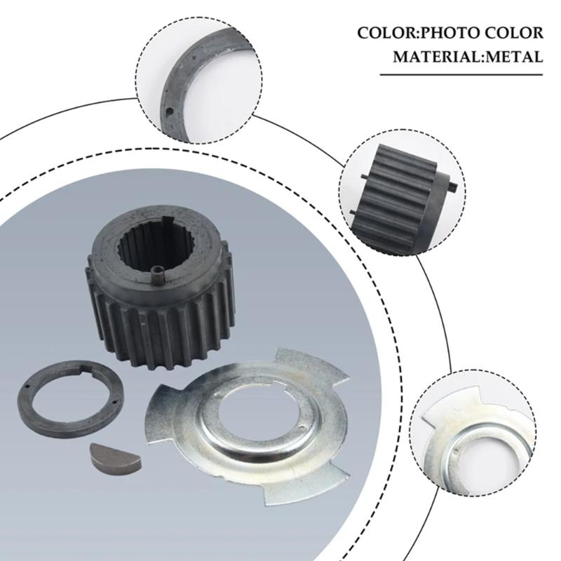 Crankshaft Gear Sprocket with Spacer for Montero 3.0L 3.5L 3.8L MD184894 MD185237 MD184291