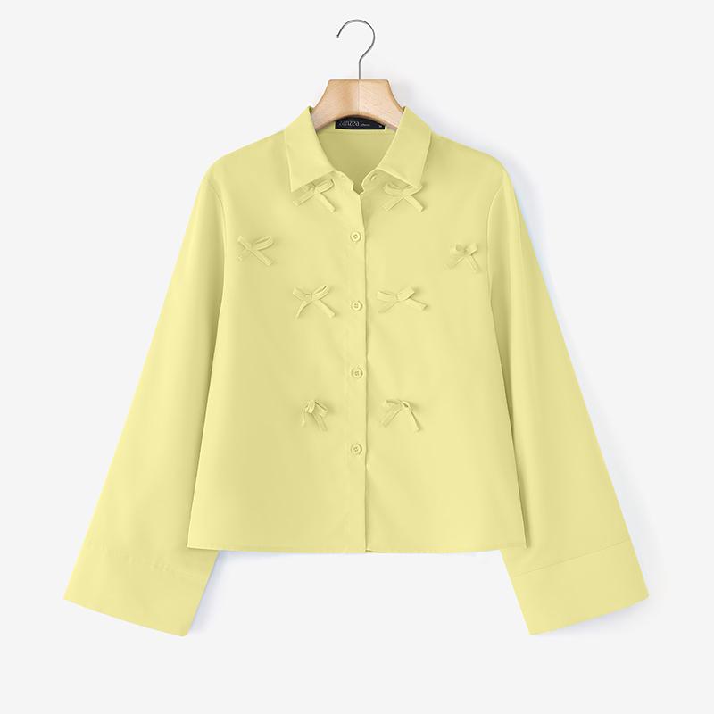 ZANZEA Women Turn Down Collar Loose Casual Btton Blouse