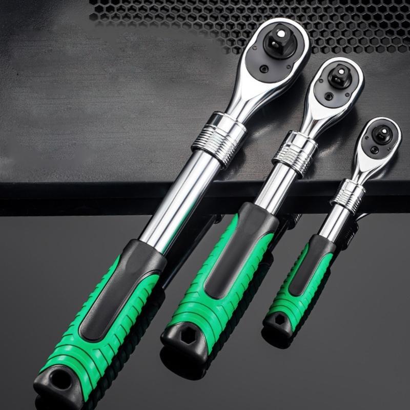 Ratchets Spanners 1/4" 3/8" 1/2" Mini Quick Release Sockets Tool Household Handle Repair Tool Wrenches for Car