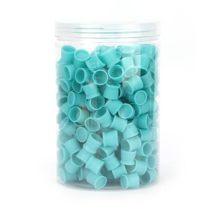 300pcs Tattoo Ink Pigment Cup Disposable Silicone Eyebrow Lip Eyes Tattoo Pigment CupBlue