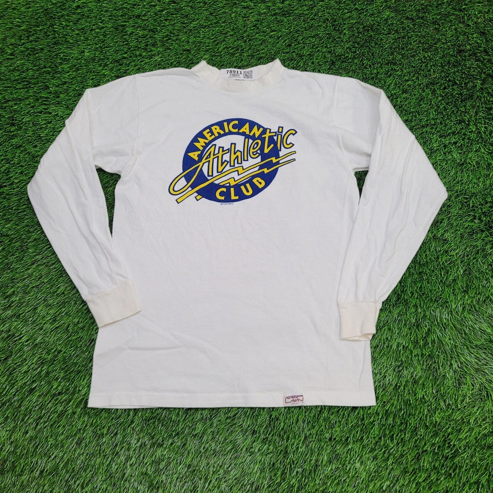 Vintage 90s American Athletic Club Shirt Small 18x25 USA 2XL