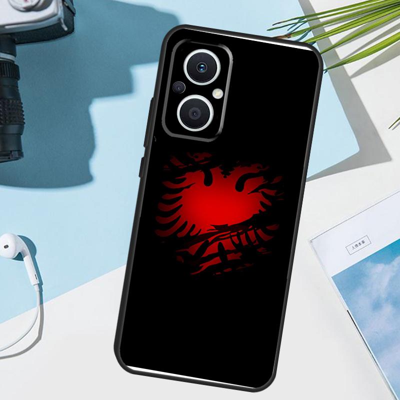 

Albania Flag Eagle Cover For OPPO Reno 14 F 13 12 11 10 Pro 11F 12F 13F 7 8 Lite OPPO Find X9 X8 X6 X5 Pro Case OPPO Reno14 F