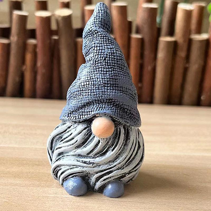 Garden Dwarf Figurine Courtyard Home Garden Decoration Gnome Christmas Dwarf Old Man Resin Handicraft
