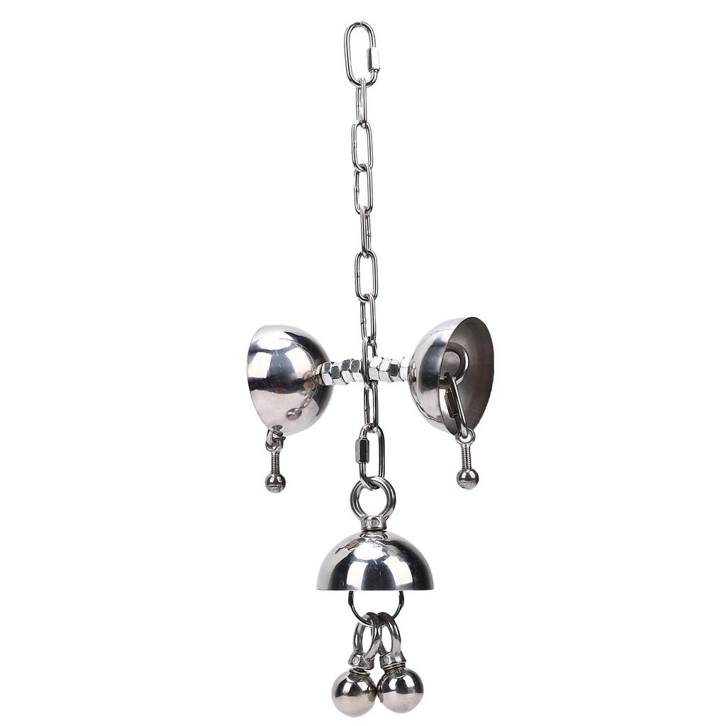   Stainless Steel   Interactive Bird Toy Puzzle for Large  s Cage Hanging Chew Toy  