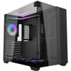 PC Case - Darkflash - TH285 Black - Mid Tower - ATX Form Factor - 4x120mm A-RGB - Black