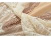 Pure Desire V-Neck Lace Patchwork Bodysuit with Bell Sleeves & High Waist Mesh Jumpsuit