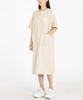 RAW TO RAW Wrd043 Crispy Cotton Pocket Dress (Apricot)