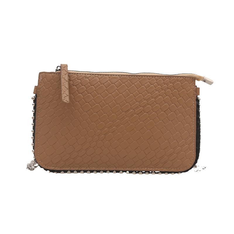 

Envelope bag women s bag new casual retro chain small square bag fashionable shoulder bag woven messenger bag хаки