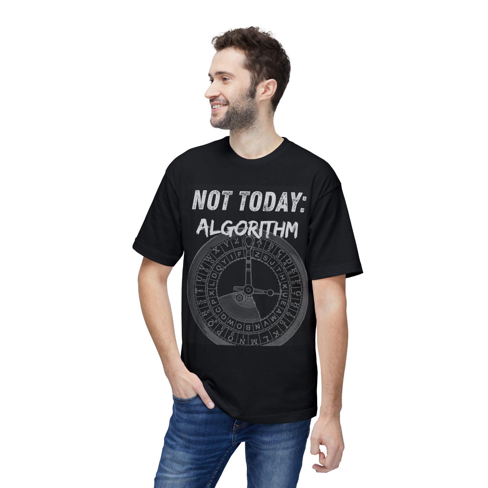 Funny Algorithm Tshirt, Not Today, Geeky Humor Shirt, Unisex Tee for Programmers, Tech Gift, Casual Wear, Computer Lovers M