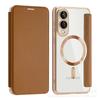 Geeignet für Samsung S25EDGE Business Flip Cover Goldener Schild Magnetische Ledertasche Handyhülle S24ULTRA Schutzhülle A05S