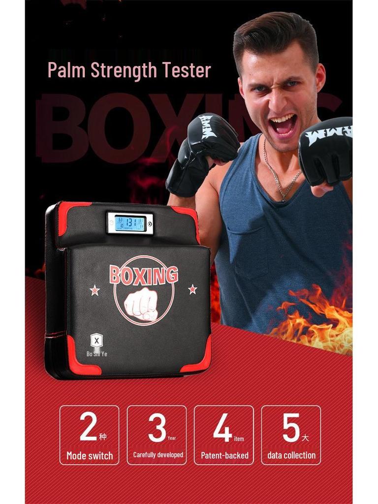 Boxing Smart Voice-Activated Punching Bag: Portable Punch Power & Speed Tester