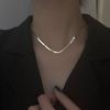 925 Silver Necklace 4mm Snake Bone Chain Accessories Men'S And Women'S Party Jewelry Gift