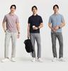 Langdeng Men's Summer Skin Friendly Quick Drying Waffle Polo Shirt