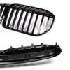 BMW 7er Reihe G11/G12 (2020-2023) Glänzendes Schwarzes Doppelsteg-Grillzubehör
