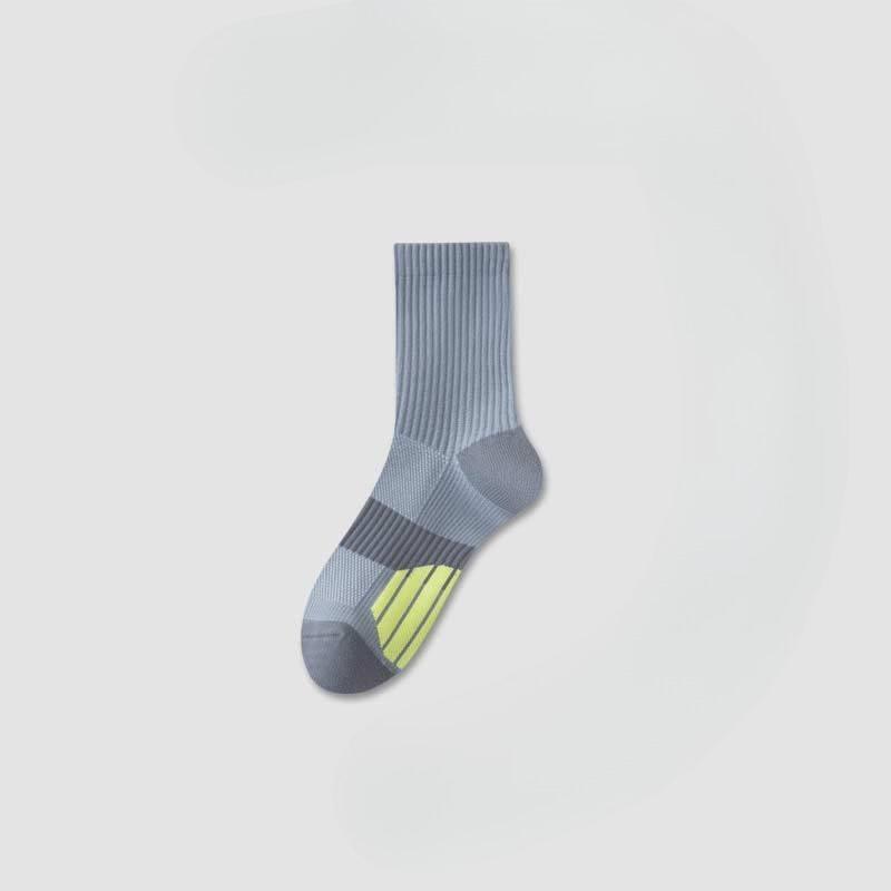 Sports Socks, Men's Long Stockings, Thick Towel Bottom, Anti-odor, Anti-slip, Wear-resistant, Professional Basketball and Running Long Socks