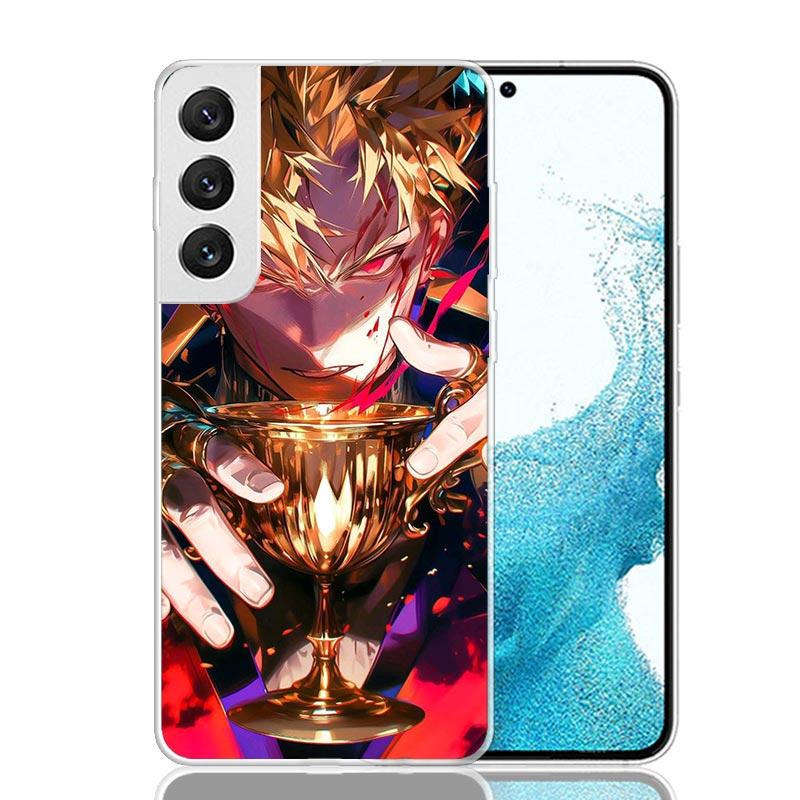 Fate Zero Stay Night Gilgamesh Phone Case For Samsung Galaxy S26 S25 Edge S24 S23 FE S22 Ultra S21 Plus S20 + Fundas Cover Coque