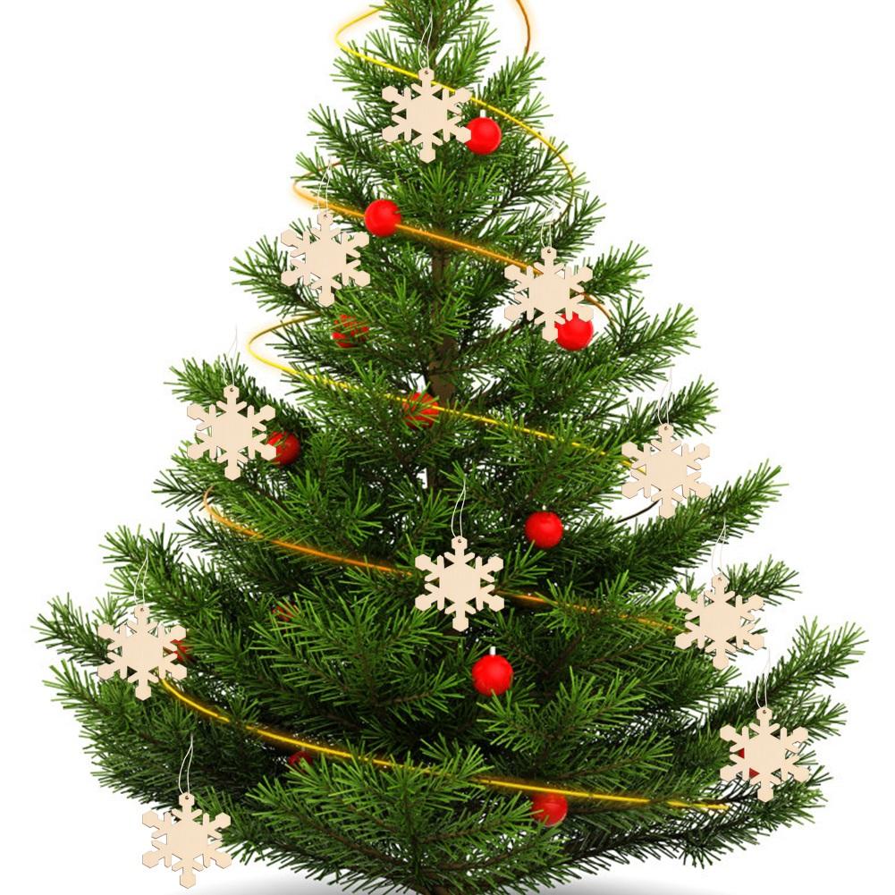 10Pcs Christmas Tree Pendant Handcraft   Hanging Ornaments Home Decoration