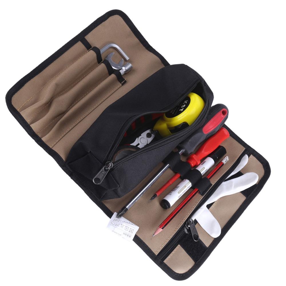 Waterproof Roll Up Tool Bag 600D Oxford Hardware Tools Storage Bag  Mechanic Tool Storage