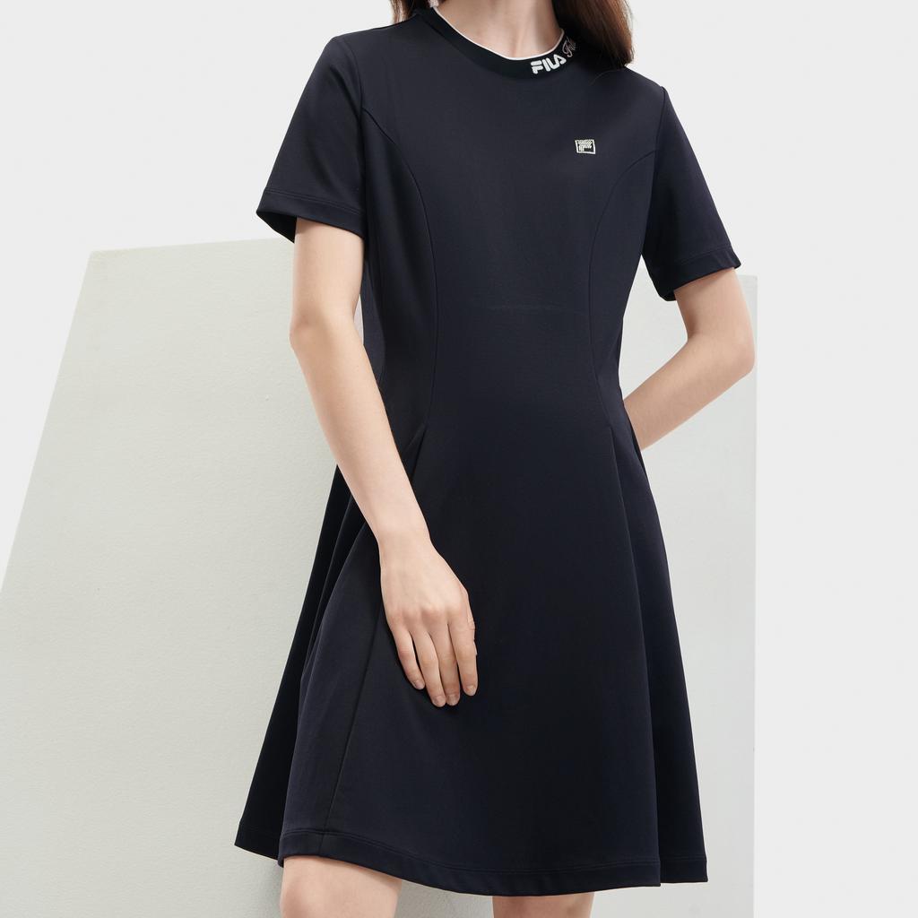 New FILA SS24 Short Sleeved Dresses Women's Legend Blue F11W421306FNV