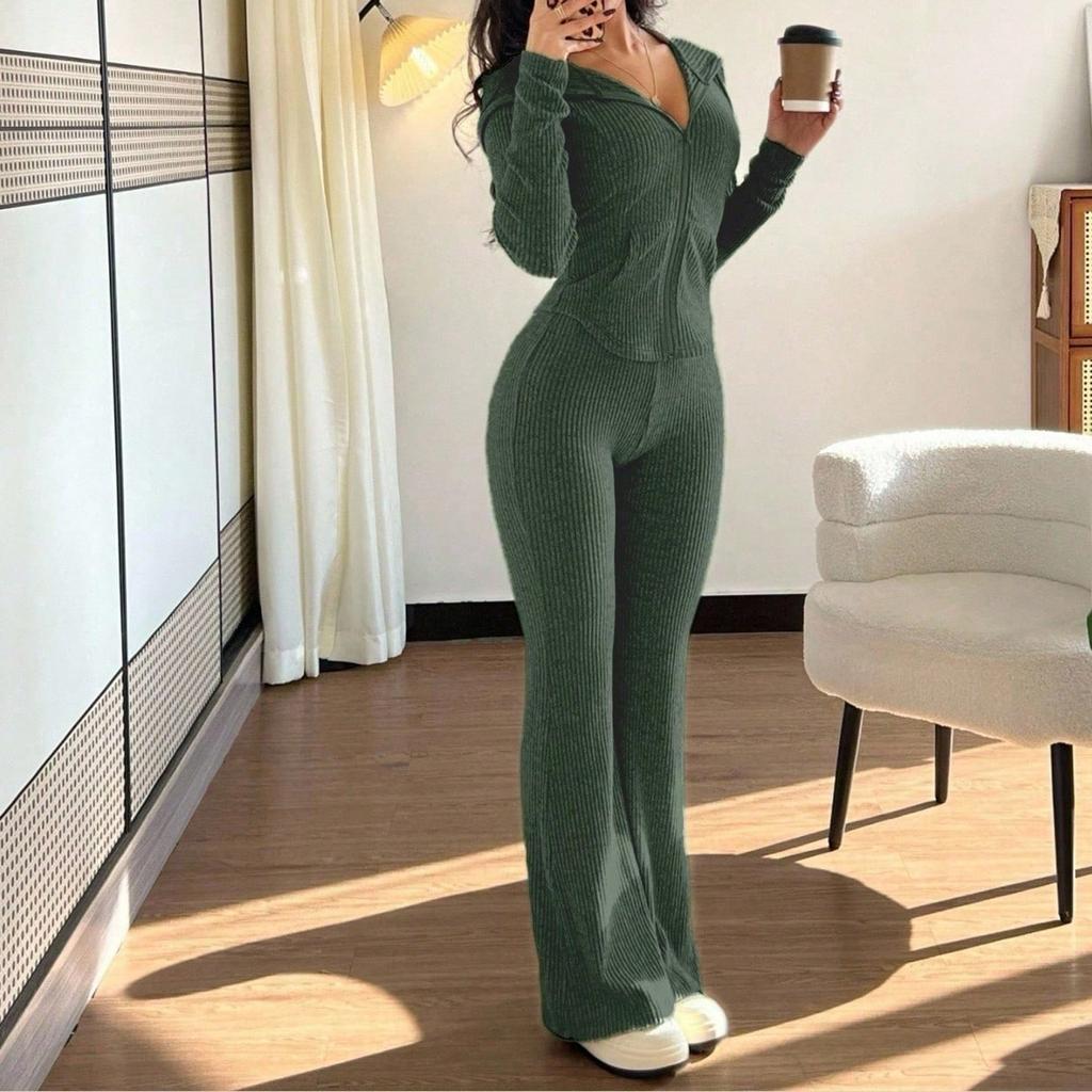 Two Piece Sets For Women Casual Loose Long Sleeve Shirts And High Waisted Drawstring Shorts Tracksuit Fall Outfits