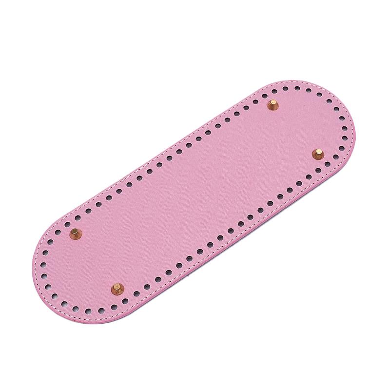 30*10Cm Oválné Dno Pro Pletenou Tašku PU Kožené Doplňky K Tašce Ručně Vyráběné Dno DIY Háčkované Dno Tašky Jednobarevná Část Tašky