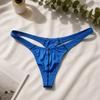 Seamless Men Underwear Low Waist T-back Briefs Simple Men's Thong  Daily Wear