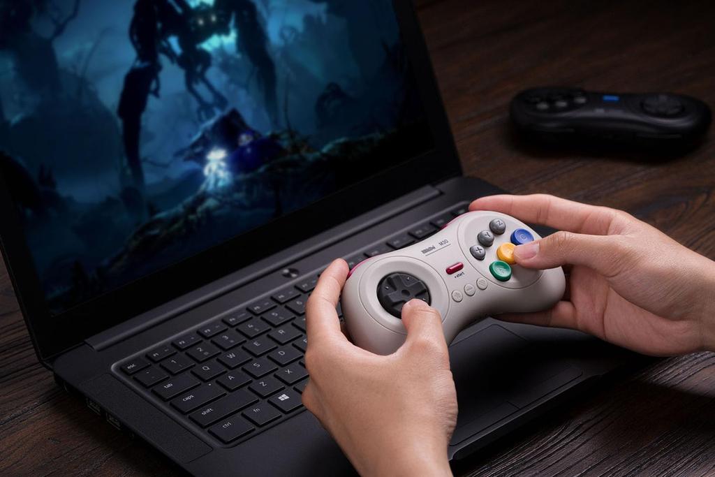 8Bitdo M30 Bluetooth Gaming Controller, 6-Button Gamepad for NS Switch/Switch 2, Windows, Android, macOS, Steam, and Respberry Pi (White)