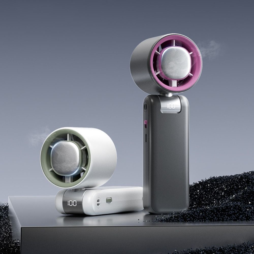 Portable Mini Hand Fan Rechargeable Turbo Fan Outdoor Small USB Charging Fan Women Makeup Tools