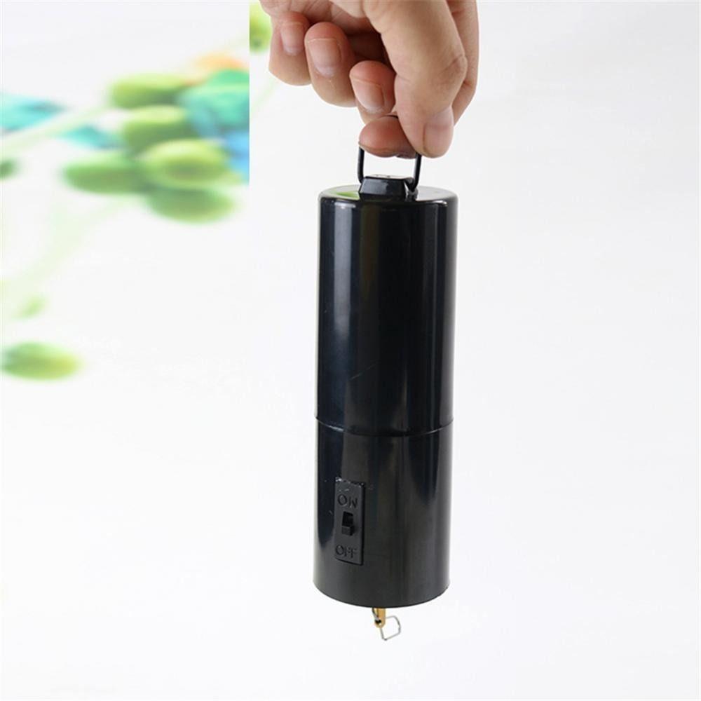 Langlebiger 30 U/min Hängender Rotierender Motor Schwarzer Kunststoff Windradmotor Batteriebetrieben Windspielmotor Weihnachten