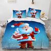 Nightmare Before Christmas  Duvet Cover with Pillow Cover Bed Sets Jack and Sally 3D Skull Christmas Bedding Set Bedroom Decor
