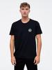 MyStars Space Travel Men's Black Short Sleeve T-Shirt 2XL