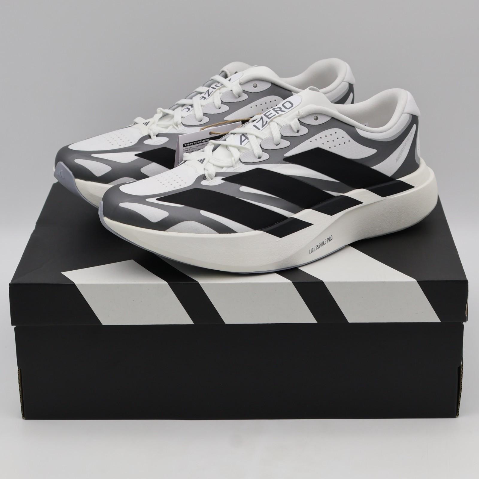 KI4763 adidas Adizero Evo SL EXO Cloud White Core Black Iron Metallic (Мужской) 10