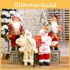 Eye-catching Standing Santa Claus Display With Oil Lamp And Chef Designs For Christmas